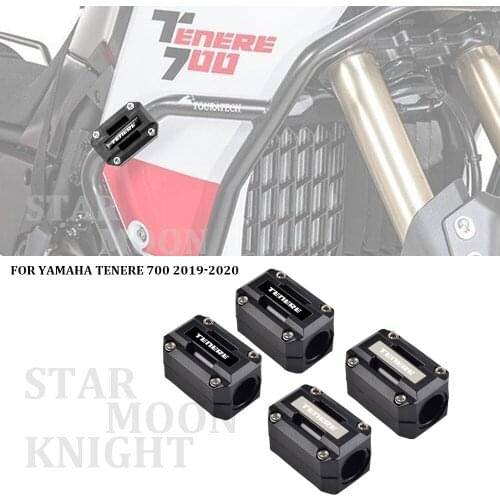 Motorcycle Engine Guard Bumper Protection Decorative Block Crash Bar Accessories For YAMAHA TENERE 700 Tenere700 2019 2020