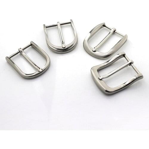 1pcs 35mm Fashion Belt Buckle For Men Metal Clip Buckle End Bar Heel Bar Single Pin Buckle for Leather Craft Belt Strap DIY