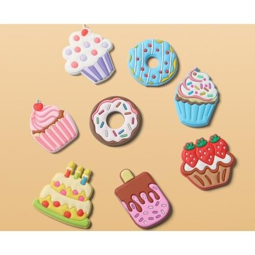 1Pcs New Colorful cake Fridge Magnets Photo Wall Cute Souvenir Gifts Home Refrigerators Decor Magnetic Sticker Stationery Toy