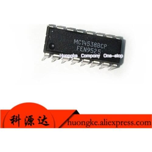 10pcs/lot MC14538BCP MC14538B in-line DIP16 monostable multivibrator