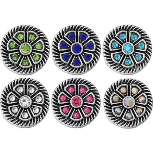 10pcs/lot New High Quality Snap Button Jewelry DIY Metal Snap 12mm Snap Buttons Fit Snap Bracelet & Bangle Accessories