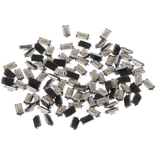 100 Pcs 3x6x2.5mm Momentary Tact SMD SMT Push Button Micro Switch 2 Pin L15