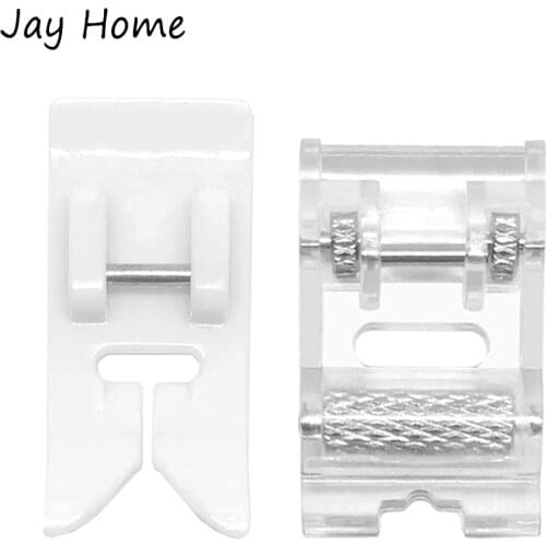 2/1PC Roller Sewing Machine Presser Foot Quilting Sewing Machine Foot Fit for Low Shank Household Sewing Machine DIY Sewing Tool