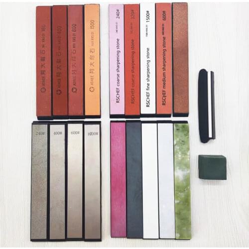 Knife sharpening system kitchen Tool grinding fine angled whetstone soaking water White corundum