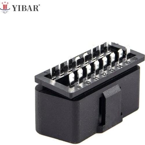 Car OBD2 Connector 16pin Male Plug 16 Pin OBD II OBD2 Diagnostic-tool Cable Terminal Connector Plug