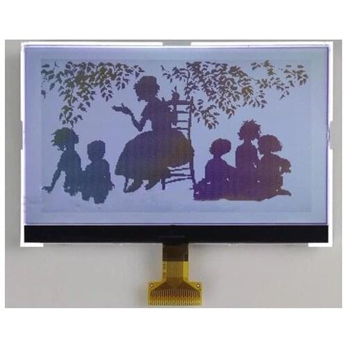 Big Size 26PIN COG 256160 LCD Screen ST75256 Controller 3.3V White Backlight SPI/I2C/Parallel Interface