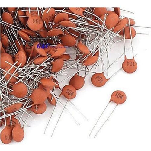 Porcelain capacitor 1pf-0.1UF Total 50 types 20pcs for each bag Total 1000pcs diy electronics