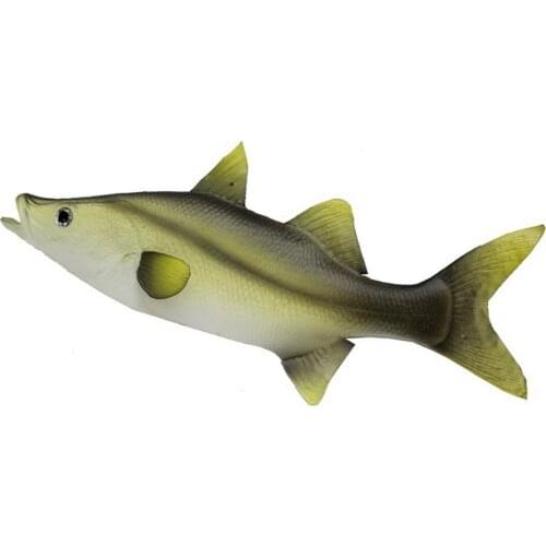 Gresorth 12 inch Fake Sea Bass Artificial Perch Fish Decoration for Home House Christmas Halloween Festival