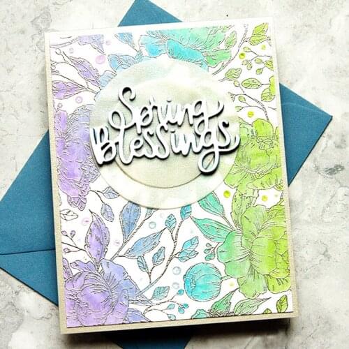 Julyarts Word Metal Cutting Dies for Scrapbooking New 2021 Craft Embossing Stencil Paper Card Making Template DIY