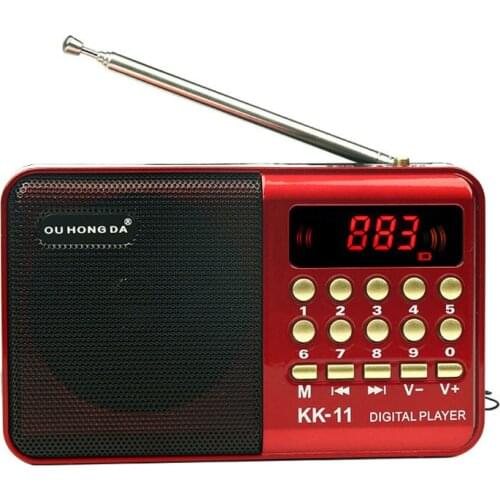 K11 Elderly Mini Radio Mp3 Card Multi-function Portable Recorder Stereo Receiver