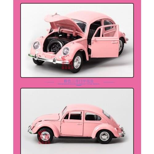 1:32 Alloy Three Door Beetle Car Model Childrens Toy Car Ornaments Boy Toy Boys Like Fine Workmanship And Spray Details