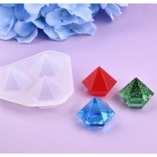 Diamond Silicone Mold Resin Casting Molds For Epoxy UV DIY Resin Jewelry Making Jewelry Tools Moulds
