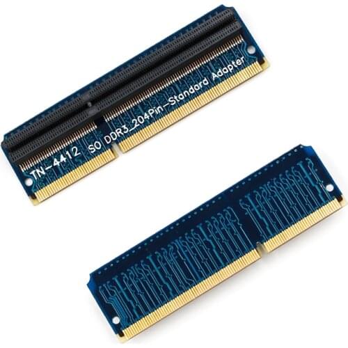 NEW SO DIMM DDR3 to Desktop Adapter SO DIMM DDR3 Memory RAM Adapter Card 204Pin Standard Slot Memory Tester Computer Components
