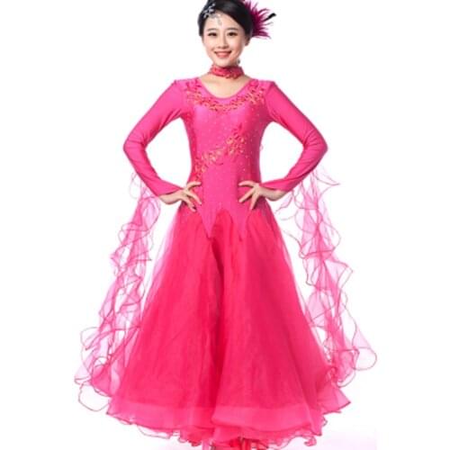 New standard ballroom dress women ballroom dance competition dresses ballroom dancing dress tango dress