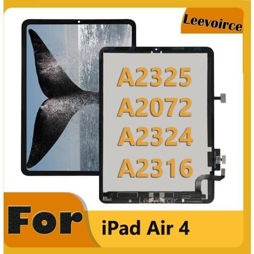 100% NEW LCD Display For Apple iPad Air 4 4th Gen 10.9" Air4 2020 A2324 A2325 A2072 A2316 Touch Screen Tablet Assembly Replace