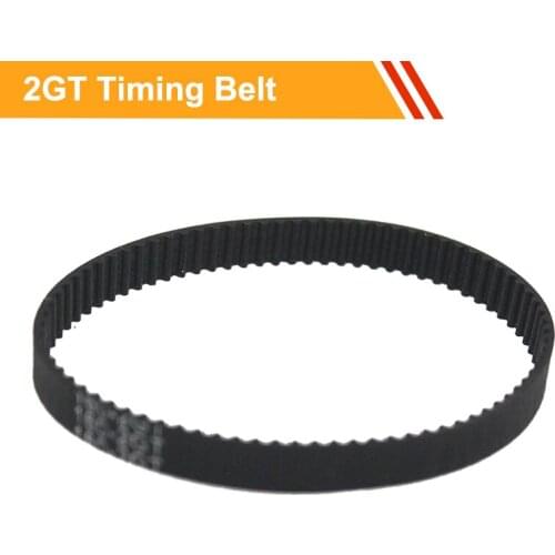 2GT Timing Belt 134/136/140/146/150/154/158/160/172/180/186mm Transmission Belt 6/10mm Belt Width For 3D Printer