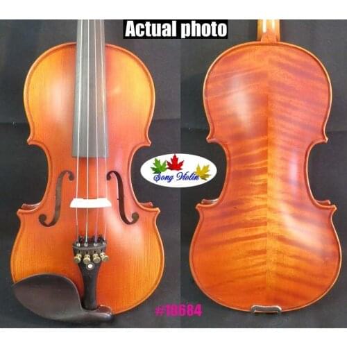 Hand-made solid wood Strad style SONG colours violin 2/4, resonant sound #10684