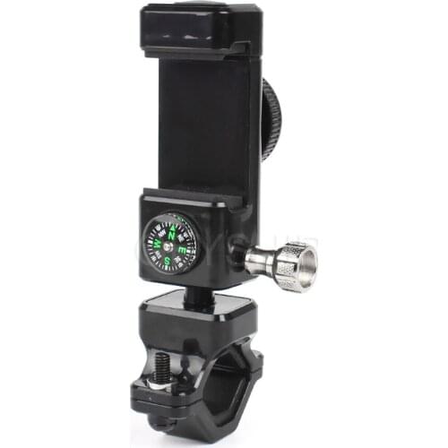Universal Motorcycle Phone Bracket Compass Mountain Bike Aluminum Alloy Equipment Navigation Mobile Bracket