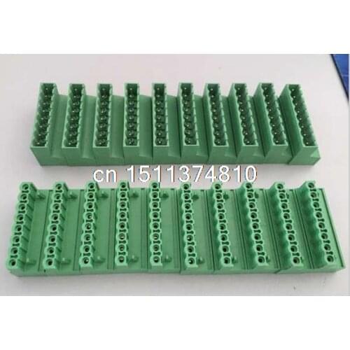 10Pairs 8P 5.08mm Universal PCB Pluggable in Screw Terminal Block Connector LXM