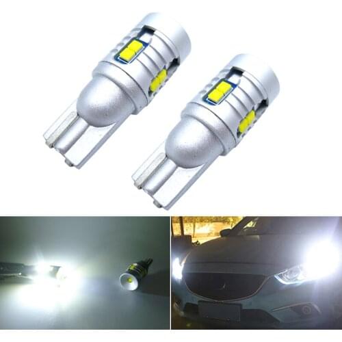 2x W5W LED T10 LED Bulbs Car Side Marker Parking Lights License Plate Lamp For Nissan Qashqai Almera Juke Tiida X-Trail Note J11