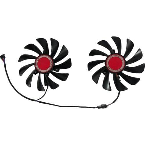 2pcs/set FDC10U12S9-C 95mm Alternative GPU Video Card Cooler fan For AXRX 5700 RX5700 8GBD6-3DHR/OC VGA Video Card Cooling