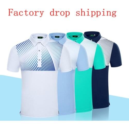 2021 Quality Summer Plus Size Fashion Golf T-shirt Mens Short Sleeve Lapel Shirts Quick-Dry Breathable Golf Outdoor Sportswear