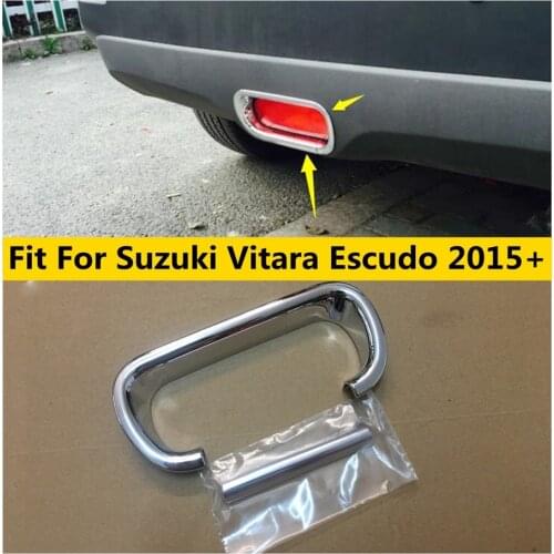 Accessories Rear Bumper Brake Lights Lamp Frame Cover Trim 2 Pcs Fit For Suzuki Vitara Escudo 2015 - 2020 ABS Interior Mouldings