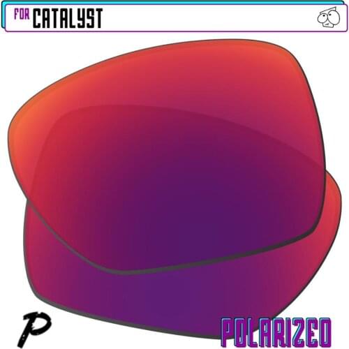 EZReplace Polarized Replacement Lenses for - Oakley Catalyst Sunglasses - Midnight P