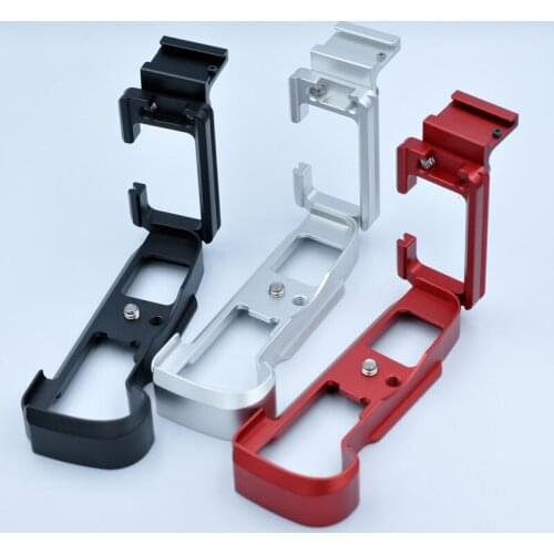 Black Camera L Bracket Hand Grip Holder Plate for Canon Eos M50 Hot Shoe Mount