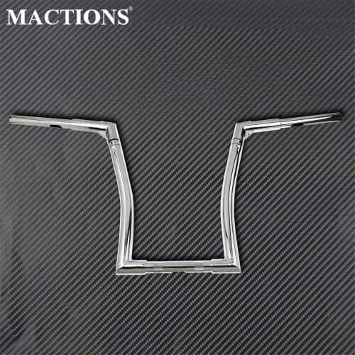 Motorcycle 16" Rise Handlebar Chrome Handle Bar For Sportster XL 1200 883 Forty Eight Dyna Low Rider FLST Softail Standard FXST