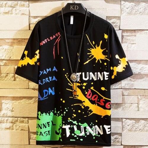 Men T-shirt 2021 New 4 colors hip hop Cotton O-Neck Printed letters clothes Mens High Quality Top Tees Male Streetwear coat