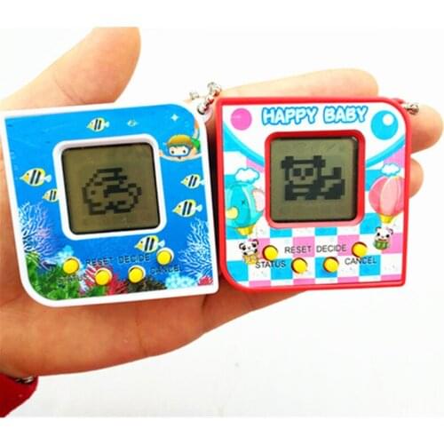 New 90S Nostalgic 168 Pets Virtual Cyber Digital Pet Game Toy Tamagotchis Electronic Pets Toys Classic Handheld Game Machine