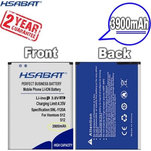 New Arrival [ HSABAT ] 3900mAh Replacement Battery for HOMTOM S12