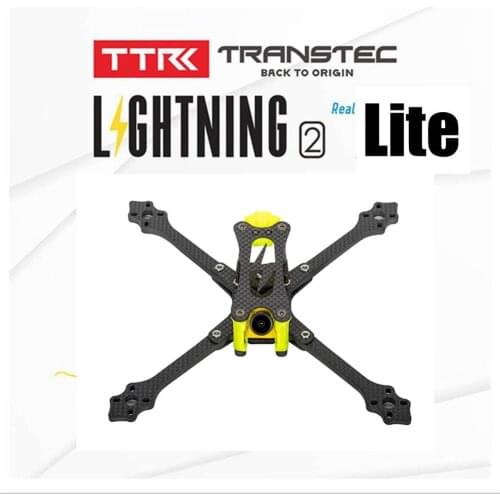 TRANSTEC Lightning 2 True X Lite H Brid 215mm FPV Racing drone Frame 5mm Arm 7075 Carbon Fiber Frame Kit