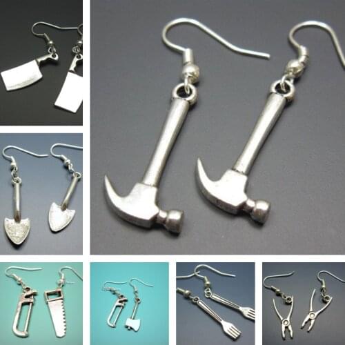 All kinds of earrings, exaggerated funny earrings, pendants, female horror accessories, gothic accessories