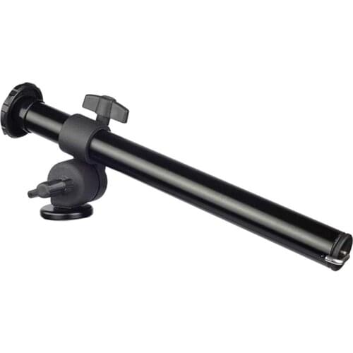Camera Tripod Boom Arm,Rotatable Tripod Extender for Studio Outdoor Macro Over Head Shooting,25mm Tube,32cm Length