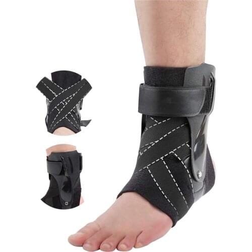 1PC Upgrade Ankle Support Adjustable Leather Strap Ankle Brace Compression Sleeve Plantar Fasciitis Foot Stabilizer Sprain Guard