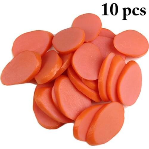 10PCS Simulation Ham Sausage Model Artificial Food Realistic Ham Sausage Fake Food Prop Model Photo Prop Home Decoration