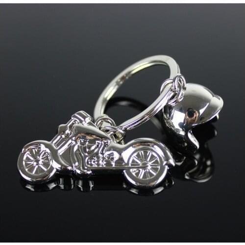 200PCS/LOT Motorcycle Helmet Alloy KeyChain key chian for Honda Yamaha Kawasaki Suzuki Harley