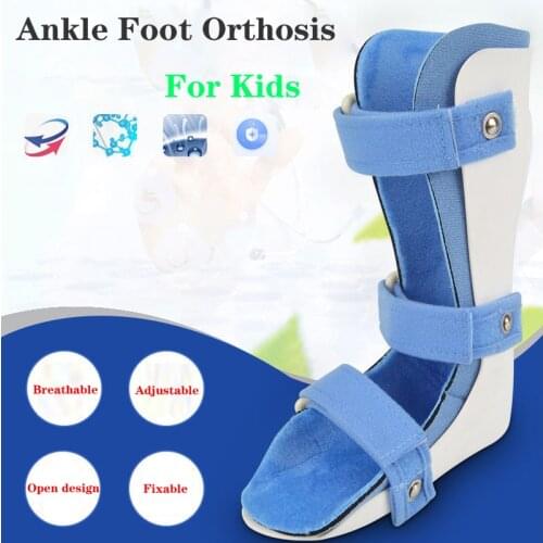 Kids Ankle Foot Sprains Braces Child Foot Drop Orthosis Ankle Fracture Rehabilitation Ligament Tear Talipes Varus Valgus Support