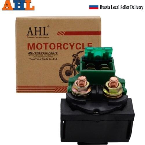 AHL Motorcycle Electrical Part Starter Solenoid Relay Ignition Key Switch For Honda XL600V XL600 V 583cc Engine 89-90