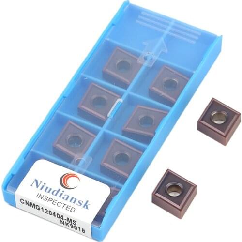 CNMG120404-MS CNMG120408-MS NK9018 External Cutter CNC Lathe Tool CNMG Cutting Tool Carbide Inserts Stainless Steel Turning Tool