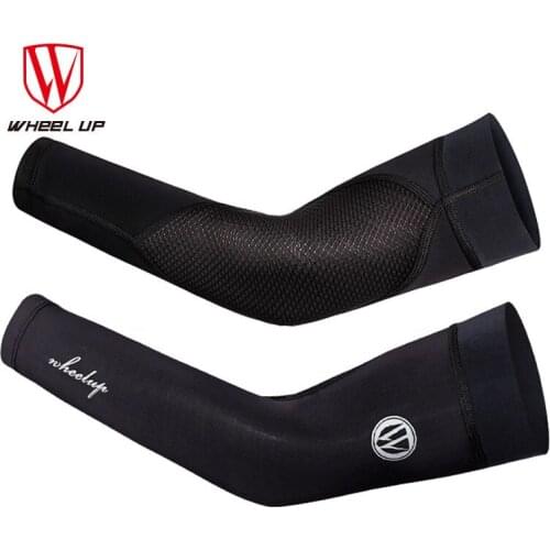 WHEEL UP Anti-UV Cycling Sleeves Breathable Cooling Bike Arm Sleeves Sun Protection Bicycle Arm Cover Cuff for Men Women Arm