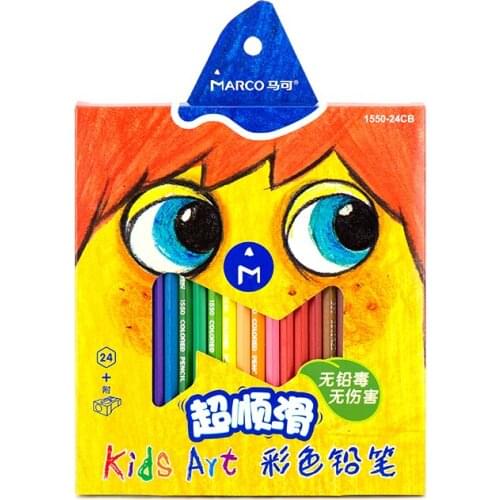 MARCO 1550 smooth children color pencil 36 color painting art graffiti painted coloring pencil