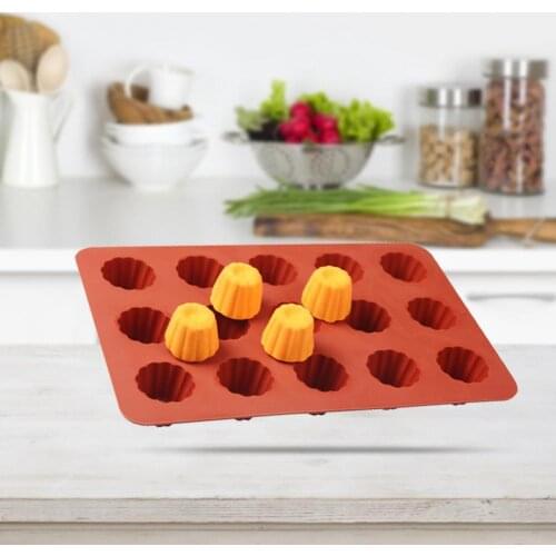 Washable Premium Biscuit Jelly Cake Baking Mold Soap Candle Mould for Indoor