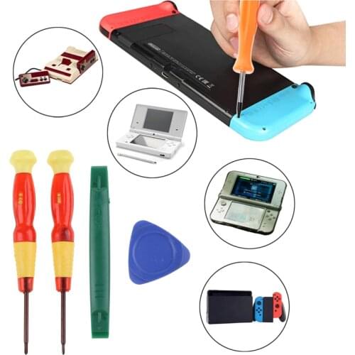 Repair Tool Kit Precision Tri-Wing Cross Screwdriver Multitool Hand Prying Tools for nintendo switch NS Game Controller