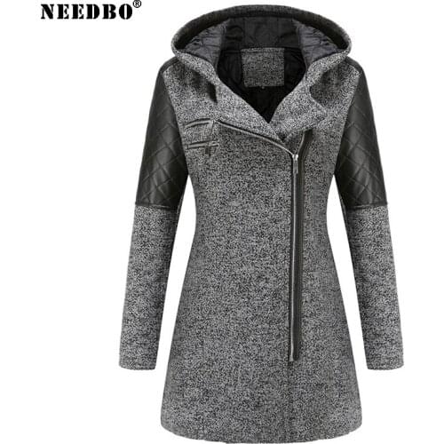 Женские пальто на молнии NEEDBO China At AliExpress