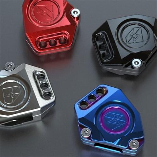 Professional CNC Chrome Parts Motorbike Key Shell Moto Keys Case For Yamaha UY125 UU125 Motorcycle Key Cover Scooter Accessories