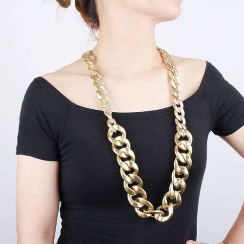 YD&YDBZ Luxurious Chunky Chain Choker Necklaces For Women Hip Hop Style Gold Color Metal Statement Necklace Punk Fashion Jewelry