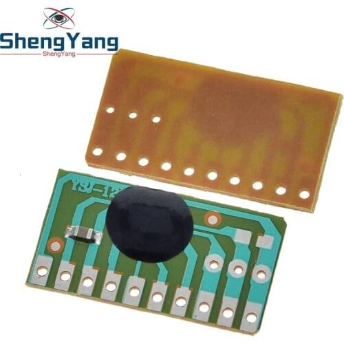ShengYang 1PCS 12 childrens songs, music module YSJ-12S dual tone 12 English music with LED scintillation module